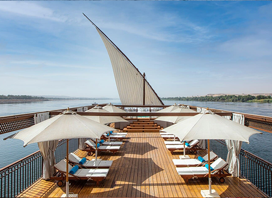 Dahabiya Nile cruise style sailing experience in Egypt
