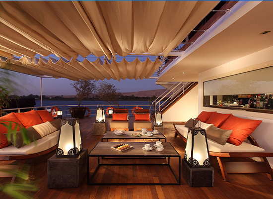 Onboard luxury Nile cruise experience in Egypt