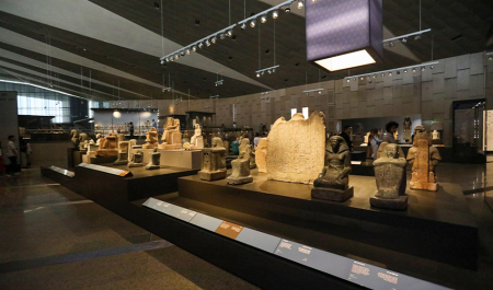 Grand Egyptian Museum exterior in Cairo, Egypt