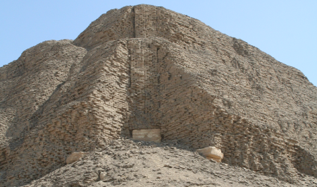 The Lahun Pyramid of Senusret II near Fayoum Oasis