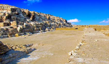 Ruins of the Pyramid of Djedefre at Abu Rawash