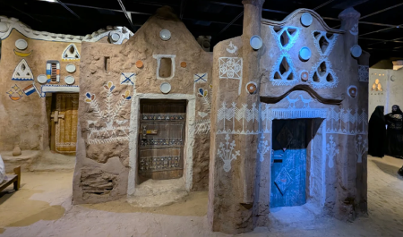 Nubian Museum building in Aswan, Egypt